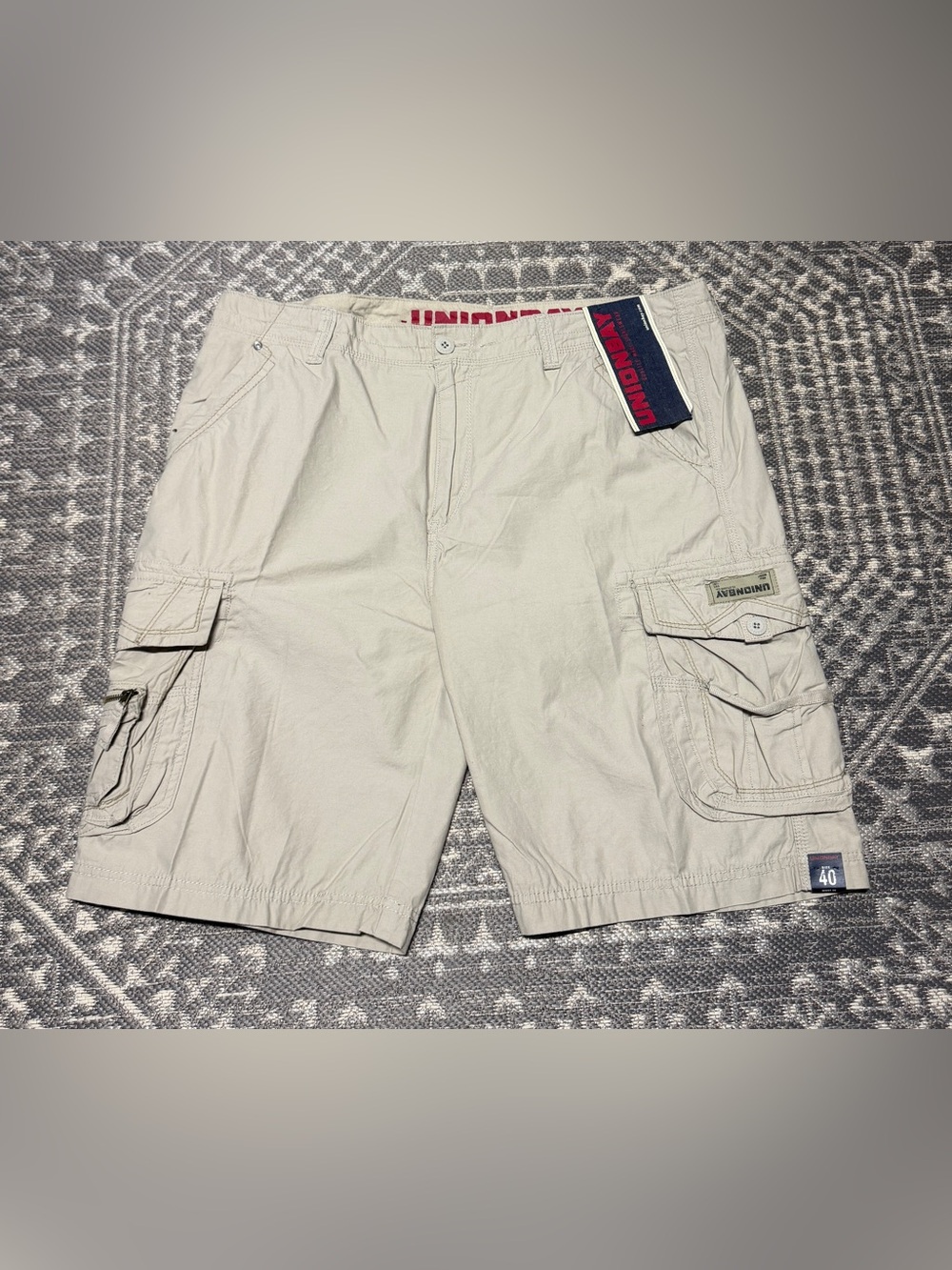 UNIONBAY Men's Cargo Shorts - Light Khaki